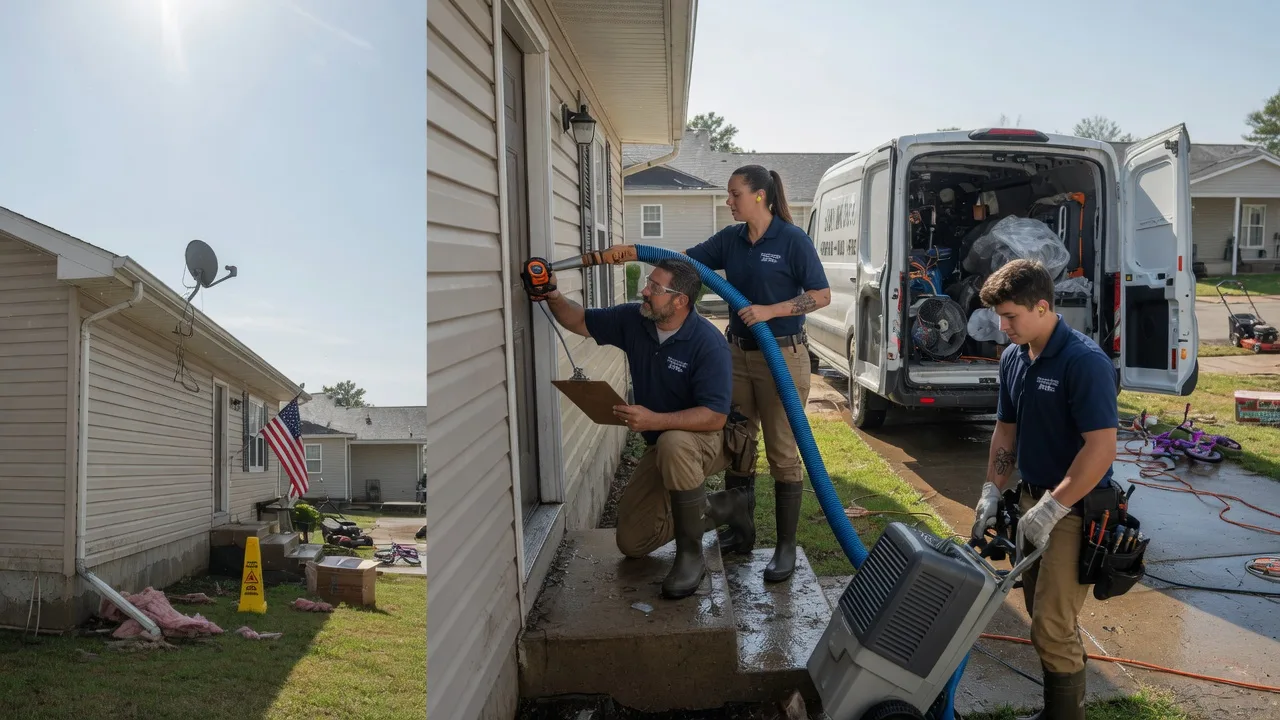 Ceiling Water Damage Restoration in Young America, IN near me
