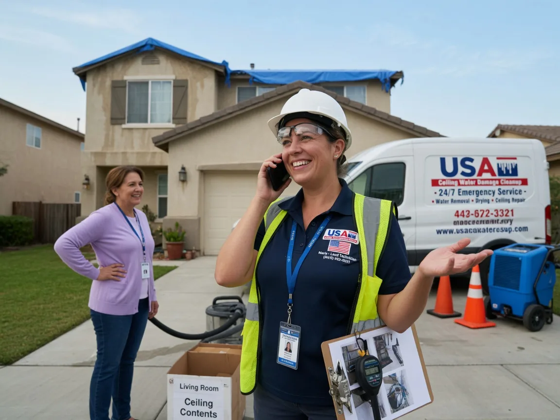 Ceiling Water Damage Restoration Young America, IN FAQs